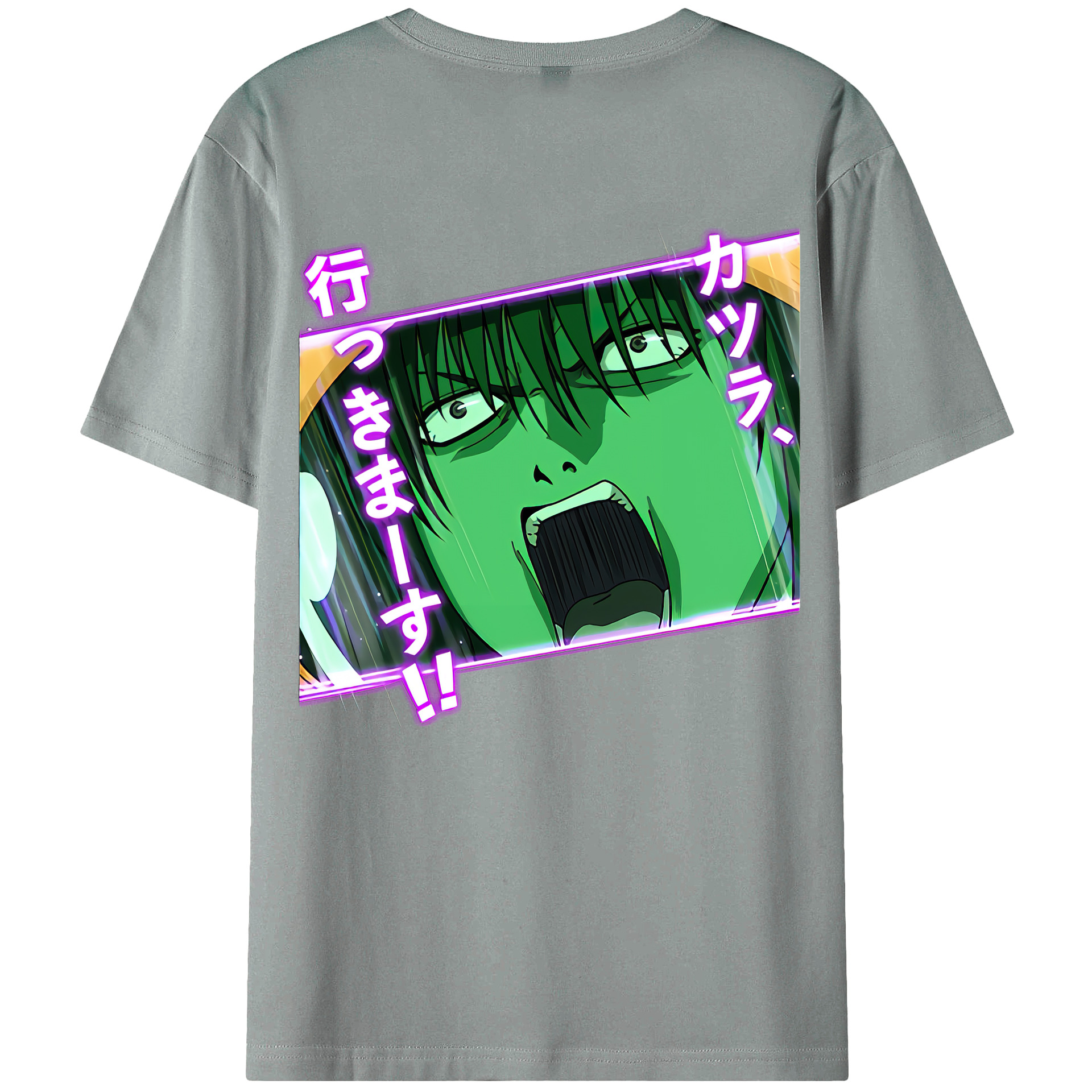 （画像用） ぎんたま 坂田銀時（さかたぎんとき） 神楽 志村新八（しむら しんぱち） GINTAMA Sakata Gintoki Kagura Shimura Shinpachi 綿100％ メンズ半袖Tシャツ（バックプリント） 通気性